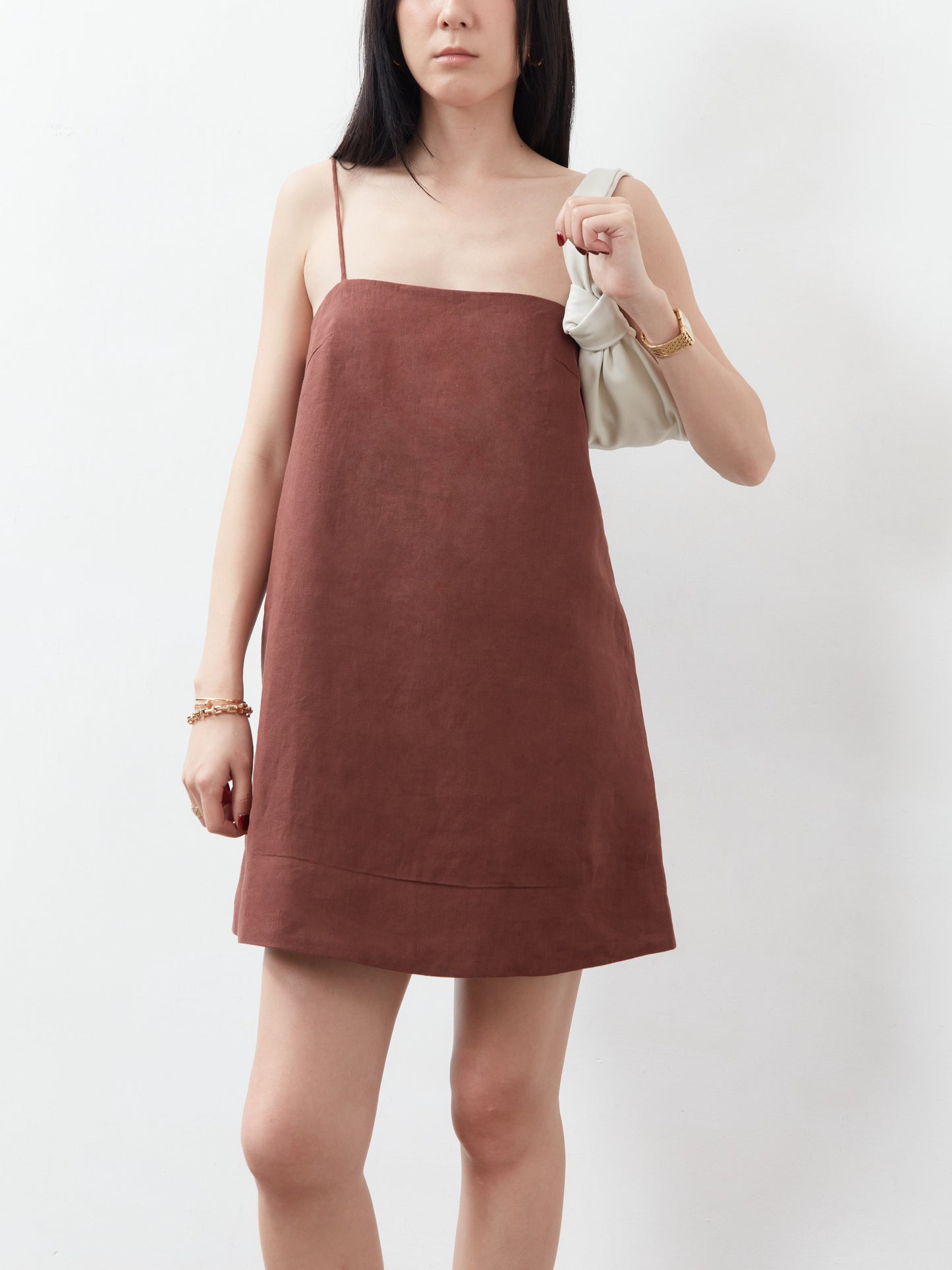 Chelsea Mini Dress - Chestnut