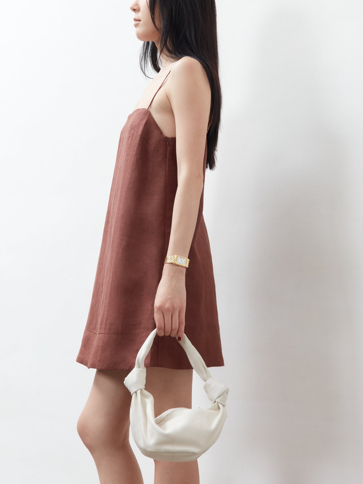 Chelsea Mini Dress - Chestnut