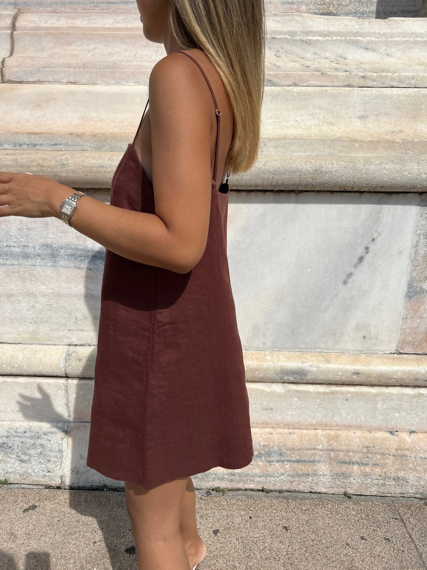 Chelsea Mini Dress - Chestnut